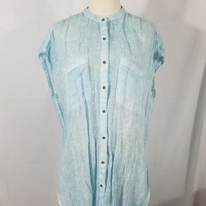 Anthropolgie Holding Horses button up tunic